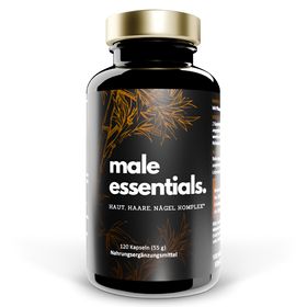 APOmia® male essentials. Haut-Haare-Nägel Komplex | Bambus-Extrakt Silizium Zink Biotin Selen Mann
