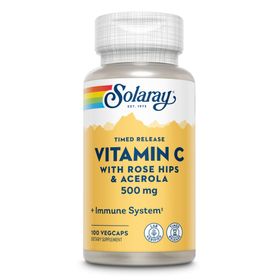 Solaray Vitamin C 500 mg mit Hageb & Acero verzög