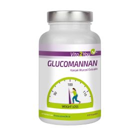 Vita2You Glucomannan Kapseln 4000mg hochdosiert