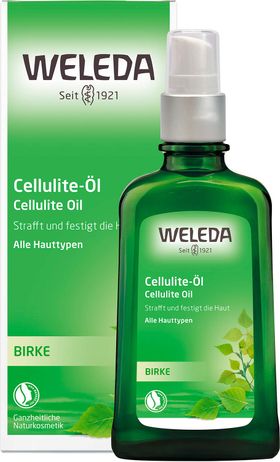 WELEDA Bio Birken Cellulite-Öl - straffendes Naturkosmetik Körperöl für neue Spannkraft