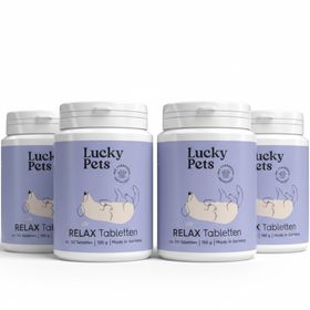 Beruhigungstabletten für Hunde – Mit L-Tryptophan, Baldrian und Hanfsaat – Stress & Silvester