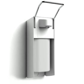 Horn Medical Desinfektionsmittel Wandspender aus Aluminium inkl. Leerbehälter