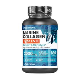 Vitastrong Marin Kollagen, Typ 1&2 Collyss® & Cartidyss® - 180 Tabletten