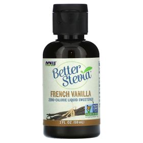 NOW FOODS Better Stevia Liquid Französische Vanille