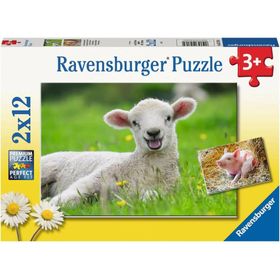 ravensburger Bauernhofpuzzle 2x12 Teile