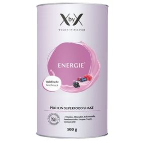 XbyX® Energie Waldfrucht - Proteine und Vitalstoffe - All-in-One Pulver mit Waldfrucht-Geschmack