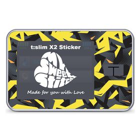 MySweetStitch | Tandem t:slim X2 Sticker | Camo Yellow