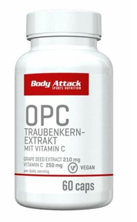 Body Attack OPC Traubenkern Extrakt Caps