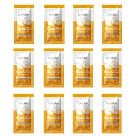 DIAPURA Gluco2Go Glucose-Gel bei Unterzuckerung (12 x 30 ml), Mango-Maracuja-Geschmack