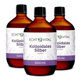 Echt Vital Kolloidales Silber - 10 ppm