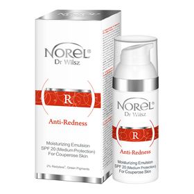 NOREL Feuchtigkeitsspendende Emulsion mit SPF 20 für Haut mit Couperose