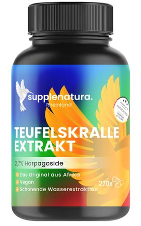 supplenatura Rheinland® - Teufelskralle Extrakt - Kapseln