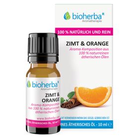 Zimt & Orange Aroma-Komposition aus 100 % Naturreinen Ätherischen Ölen 10 ml PZN 17950119