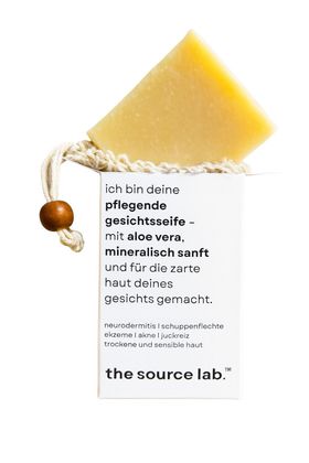 the source lab. von Quellmed - Reinigung & Pflegeseife für dein Gesicht