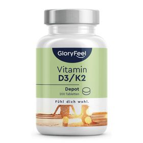 gloryfeel® Vitamin D3 + K2 Depot - 5.000 I.E.