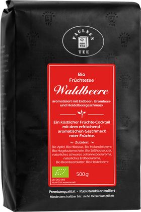 Paulsen Bio Waldbeere, Früchtetee aromatisiert