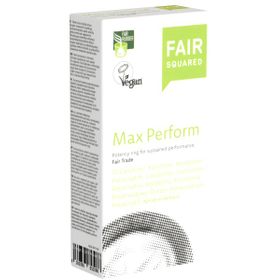 Fair Squared «Max perform» erektionsverstärkende Fair-Trade-Kondome mit Potenzring