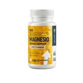 Magnesium aus 5 Quellen, Nahrungsergänzungsmittel für Energie und Muskelwohlbefinden