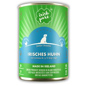 Irish Pure Hunde-Nassfutter Junior – Irisches Huhn mit Gemüse