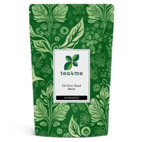 tea4me Earl Grey-Royal Schwarztee aus Darjeeling mit Bergamotte-Geschmack