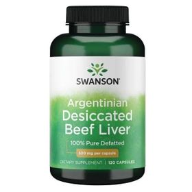 Swanson Argentinische getrocknete Rinderleber 500 mg
