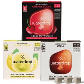 waterdrop® Microdrink Soda Trio Set Cola Zitrone Kirsche
