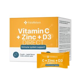 FutuNatura Vitamin C 500 + Zink + D3 DIRECT