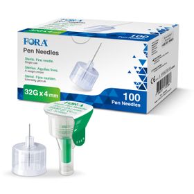 FORA Pen-Nadeln 32G 4mm - 100 Stück