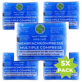 LisaCare Mehrfachkompressen Warm/Kalt Set Klein 12cmx8,5cm