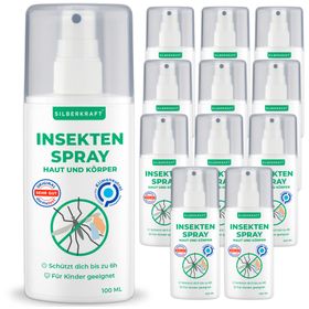 SILBERKRAFT Insektenspray Haut & Körper
