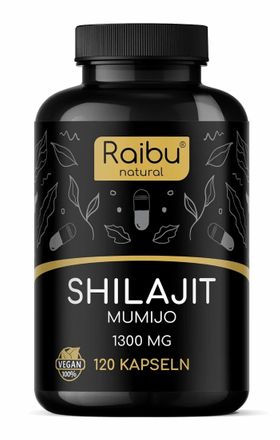 Mumijo Shilajit Original Himalaya - Kapseln Hochdosiert - RAIBU