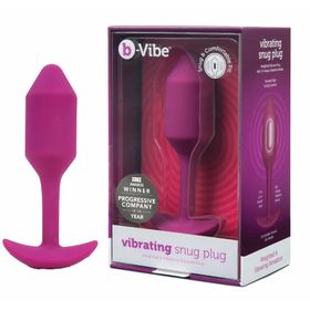 b-Vibe Vibrating Snug Plug m Rose