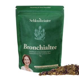 Schlosskräuter Bronchialtee mit Thymian | Hustentee bei Halsschmerzen, Husten & Erkältungen