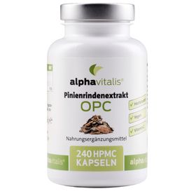 Alphavitalis® Pinienrindenxtrakt OPC mit Vitamin C Kapseln