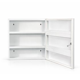 FAP First Aid Products - Verbandschrank D (leer) mit Dichtung – 2-türig mit Schloss