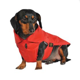 Fashion Dog Hundemantel speziell für Dackel - Rot - 47 cm