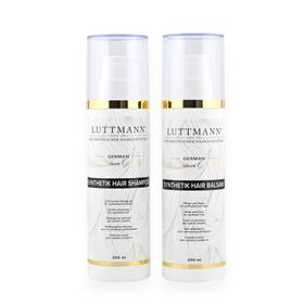 LUTTMANN® Synthetik Hair Pflegeset Shampoo + Balsam