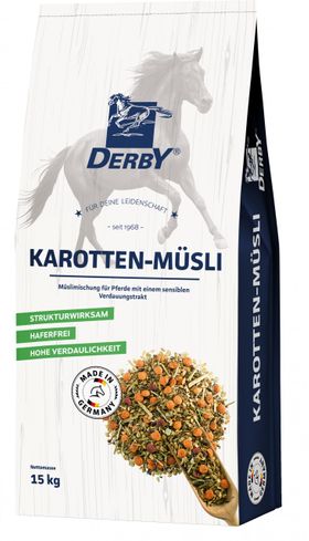 Derby Pferdefutter Karotten-Müsli