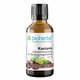 Bioherba Kastanie Kräuterfomel für Gelenke Tropfen  Tinktur Extrakt