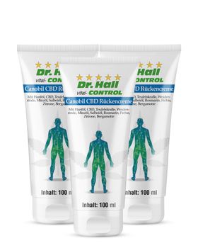 Dr. Hall Canobil CBD Rückencreme, Set