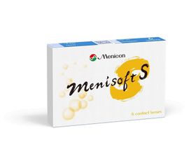 Menisoft S  sphärisch 14-Tageslinse 6er Box 8,3 +5,75
