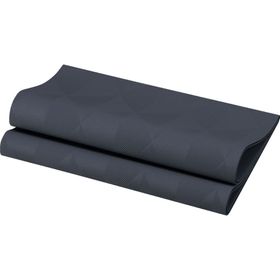 Elegance-Servietten 48 x 48  1/4 Falz Crystal schwarz
