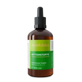 Viktilabs Bitterstoffe Tropfen: Aus Pflanzen- und Kräuterextrakten
