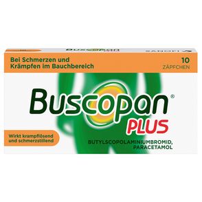 Buscopan® PLUS Zäpfchen mit Paracetamol