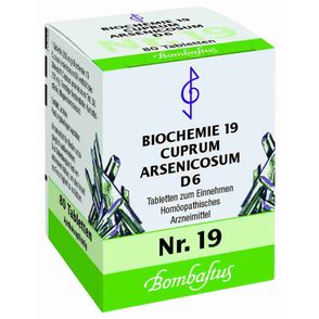 Bombastus Biochemie 19 Cuprum arsenicosum D 6 Tabletten