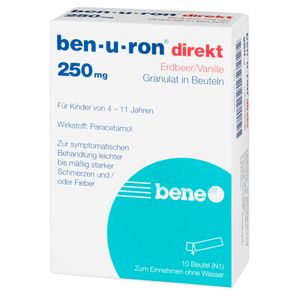 ben-u-ron® direkt - Erdbeer/Vanille 250 mg