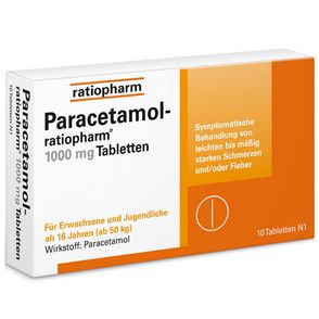 Paracetamol-ratiopharm® 1000 mg Tabletten