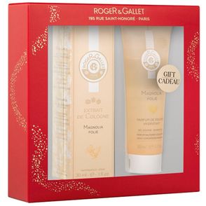 Roger & Gallet Geschenkset Magnolia Folie Duft + Duschgel