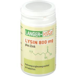 LANGER-vital LYSIN 800 mg plus Zink