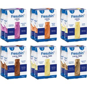Fresubin 2 kcal Trinknahrung Mischkarton | Aufbaukost & Nahrung mit Vitamin D für mehr Energie thumbnail